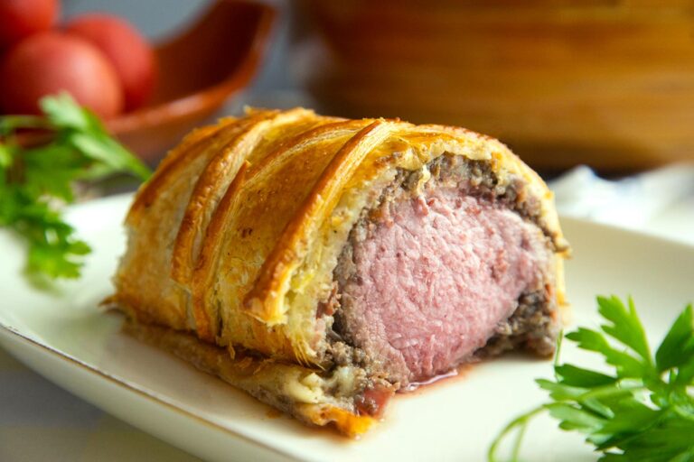 Receta tradicional de solomillo Wellington