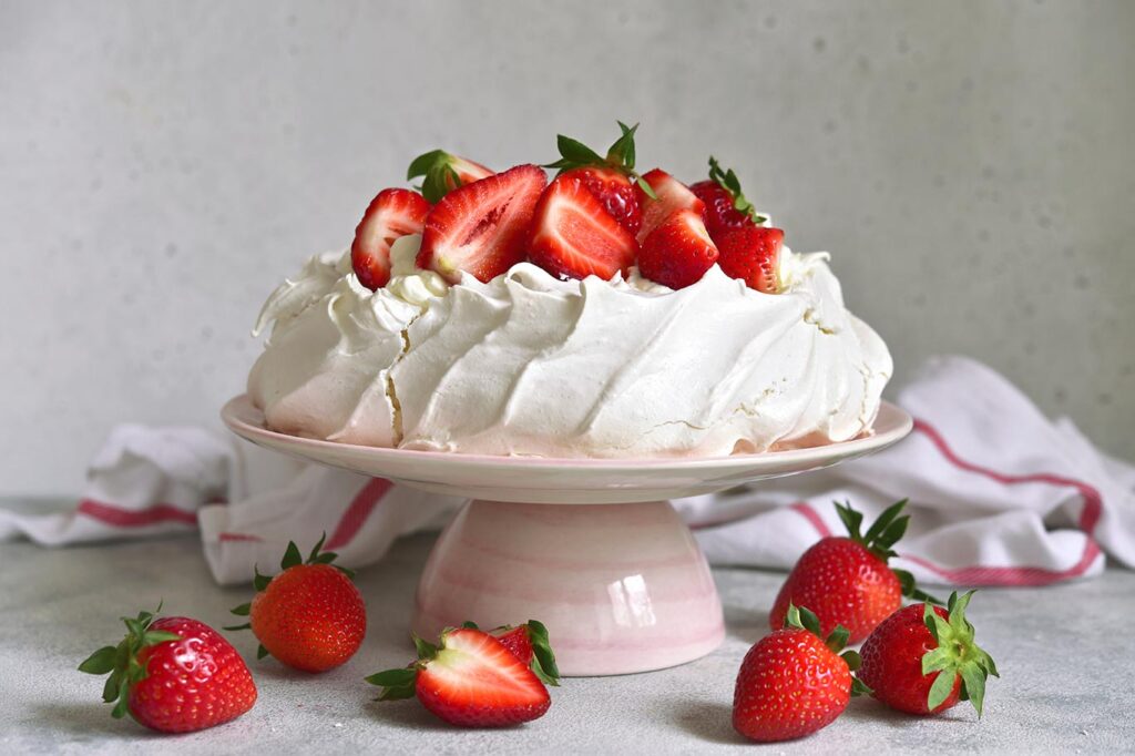 Receta fácil de tarta pavlova