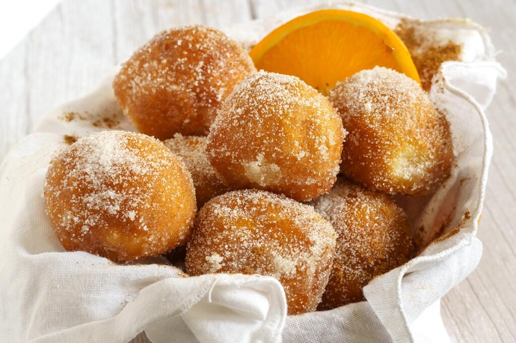 Receta fácil de buñuelos de naranja