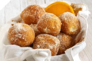 Receta fácil de buñuelos de naranja