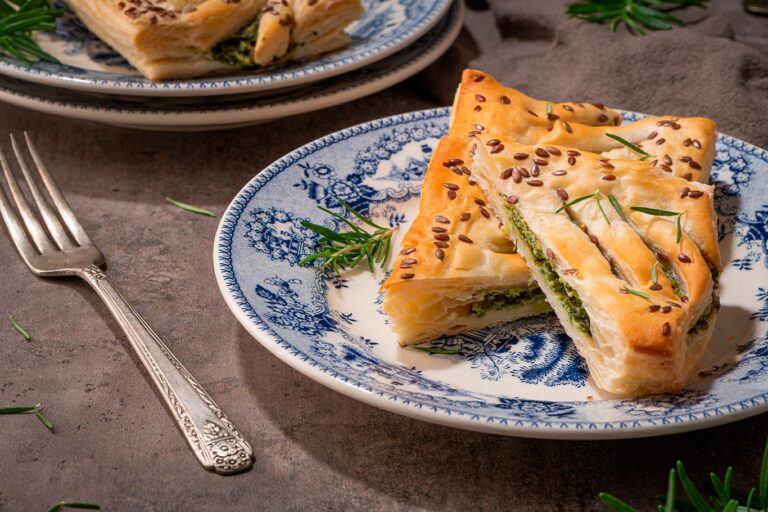 Receta casera de Hojaldre de espinacas y ricotta