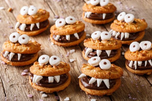 Galletitas de cacahuete para Halloween