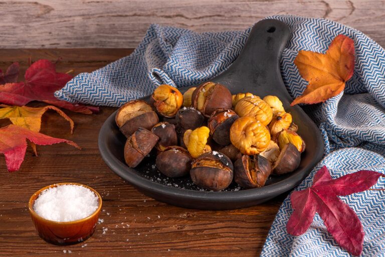 Receta de Castañas asadas