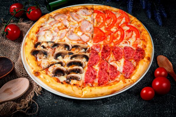 Pizza cuatro estaciones