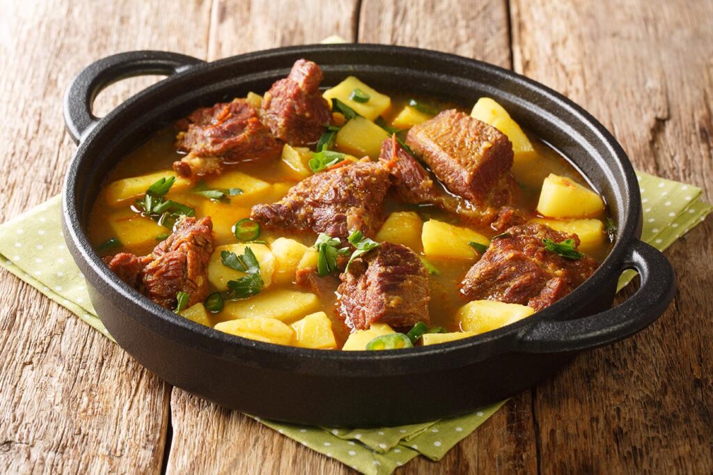 Receta de Aloo gosht