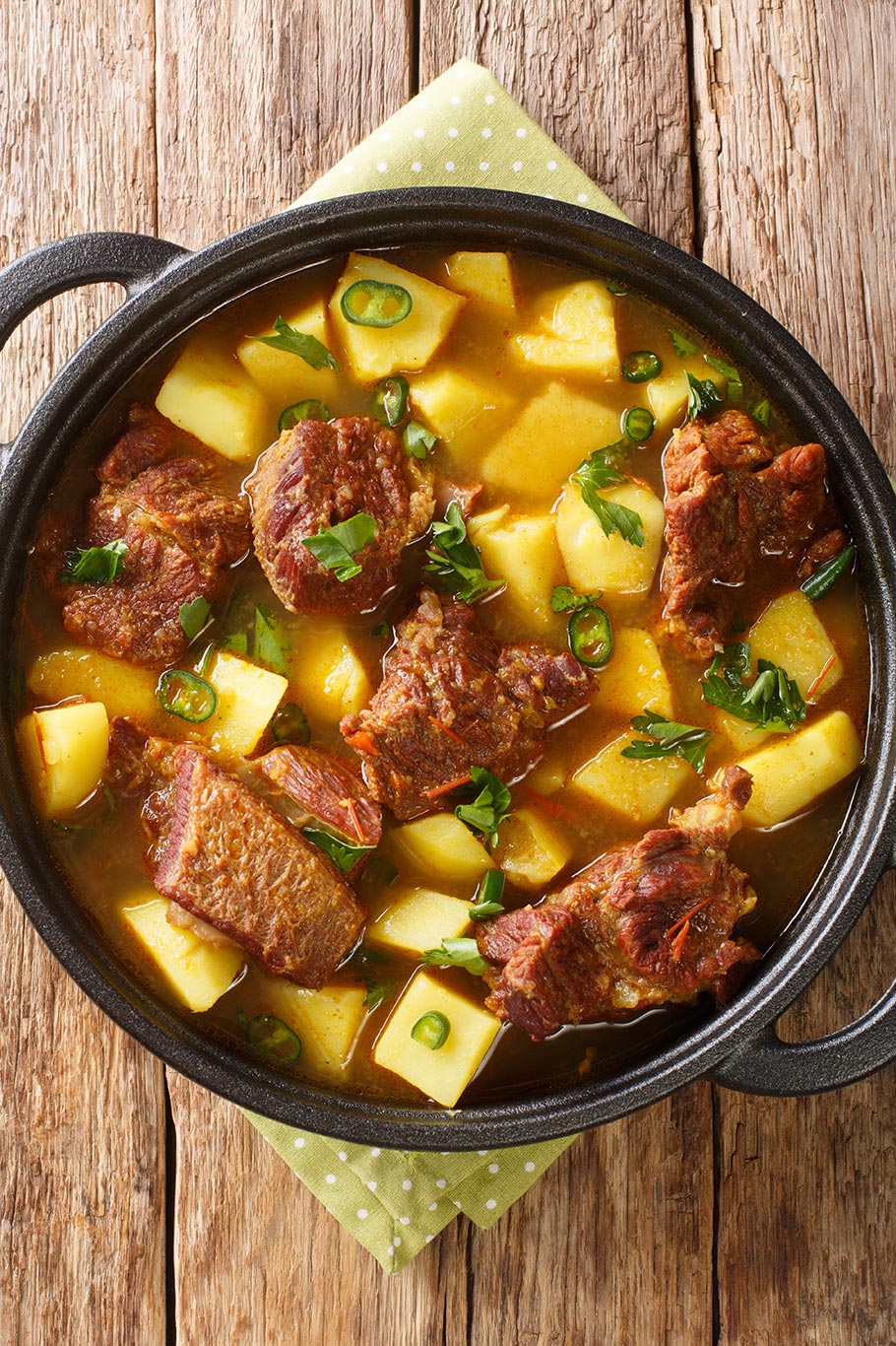 Aloo Gosht Recetinas