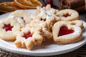 Receta de galletas de Navidad con mermelada