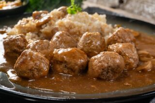 Receta de Albóndigas con champiñones