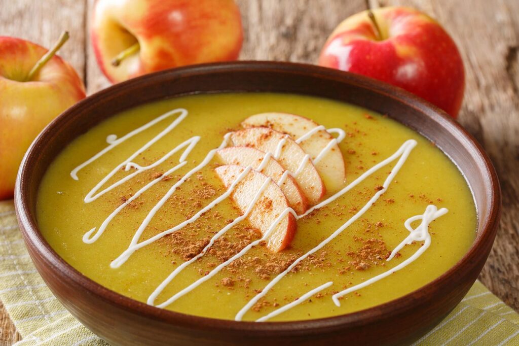 Receta de Apfelsuppe