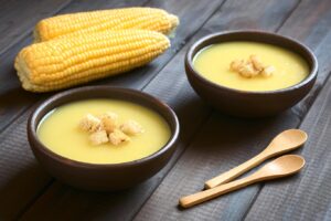 Receta fácil de Crema de elote