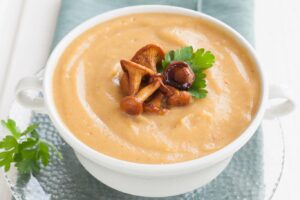 Receta de Crema de setas y castañas