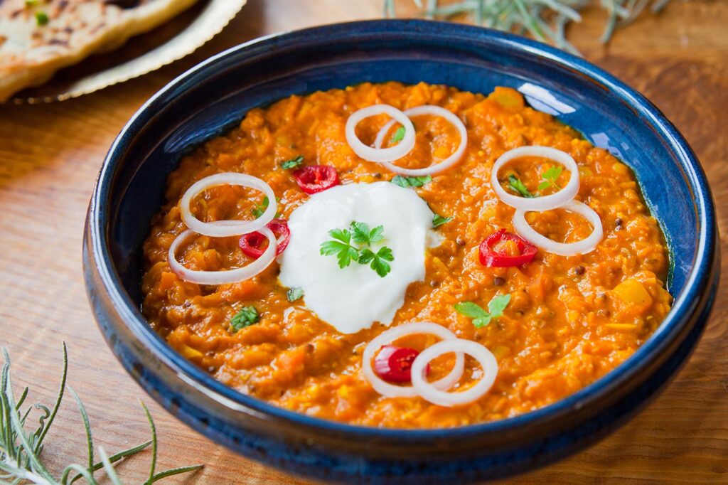 Receta de Dhal de lentejas rojas