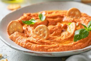 Receta de Hummus de tomate