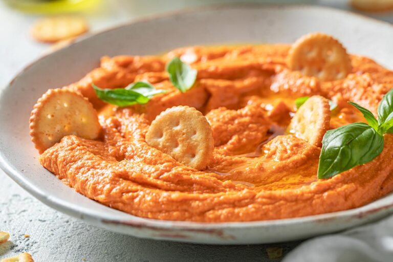 Receta de Hummus de tomate