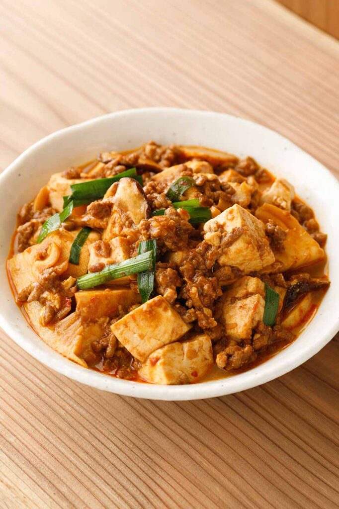 Plato de mapo tofu