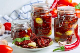 Receta de Tomates secos en aceite