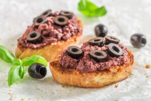 Receta de Tostas de tapenade