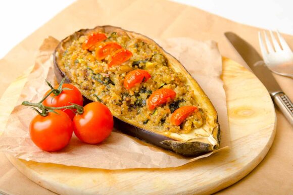Berenjenas rellenas de cuscús