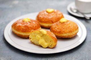 Receta de Bomboloni de crema