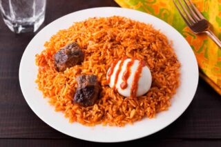 Receta de arroz jollof africano