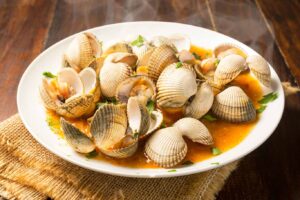 Receta fácil de berberechos a la gallega