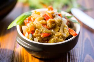 Receta fácil de berenjenas salteadas