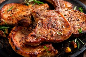 Receta de chuletas de cerdo a la parrilla