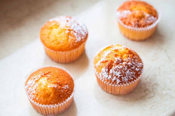 Magdalenas sin gluten