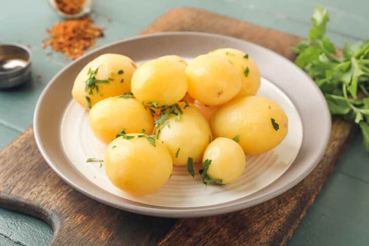 Receta fácil de patatas al microondas