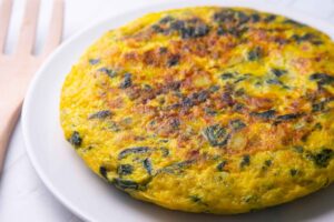 Receta de tortilla de grelos fácil