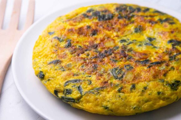 Tortilla de grelos