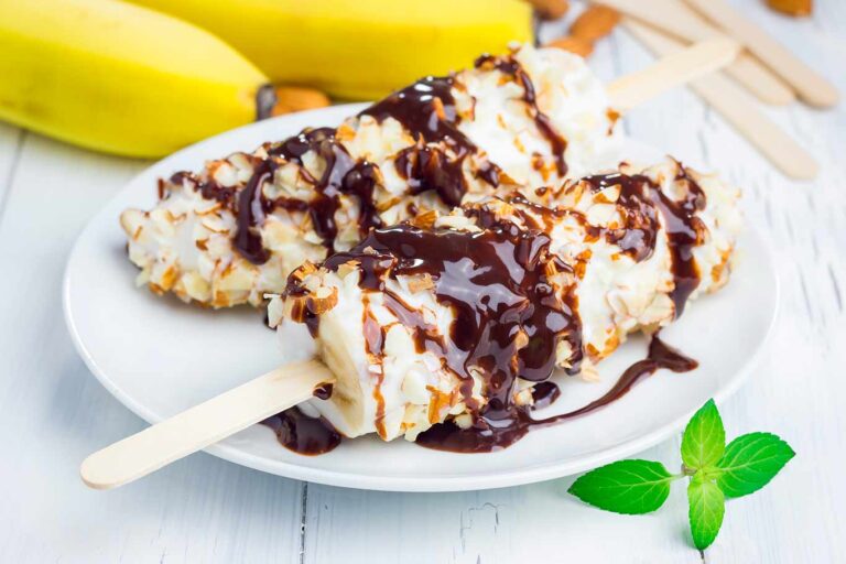 Receta de helado de plátano y yogur