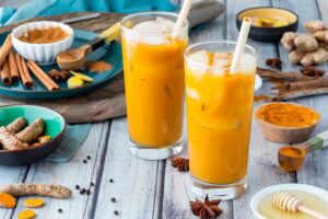 Receta de leche de cúrcuma