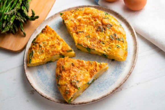 Tortilla de espárragos trigueros