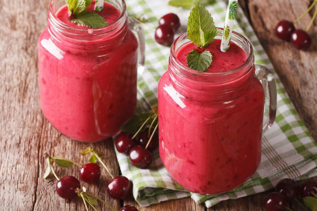 Batido de cerezas