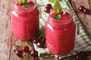 Batido de cerezas