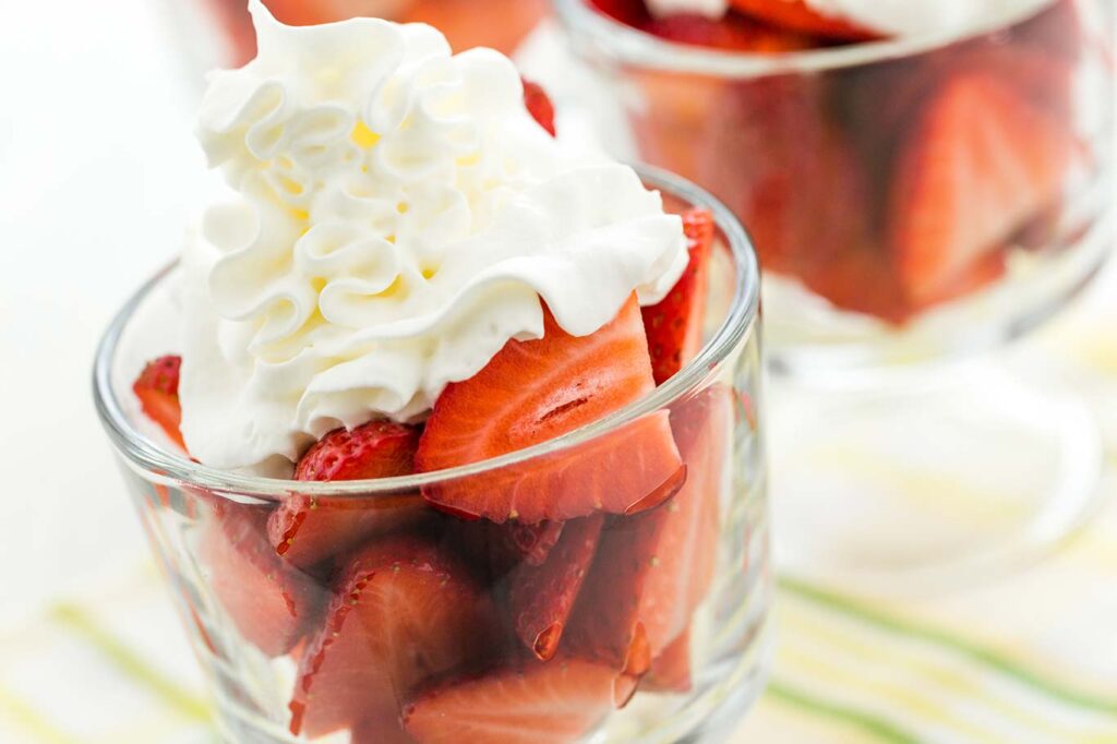 Fresas con nata