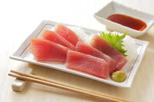 Sashimi de atún