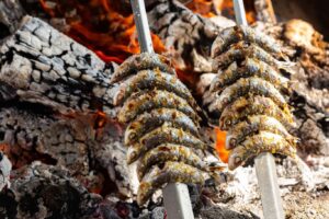 Espetos de sardinas