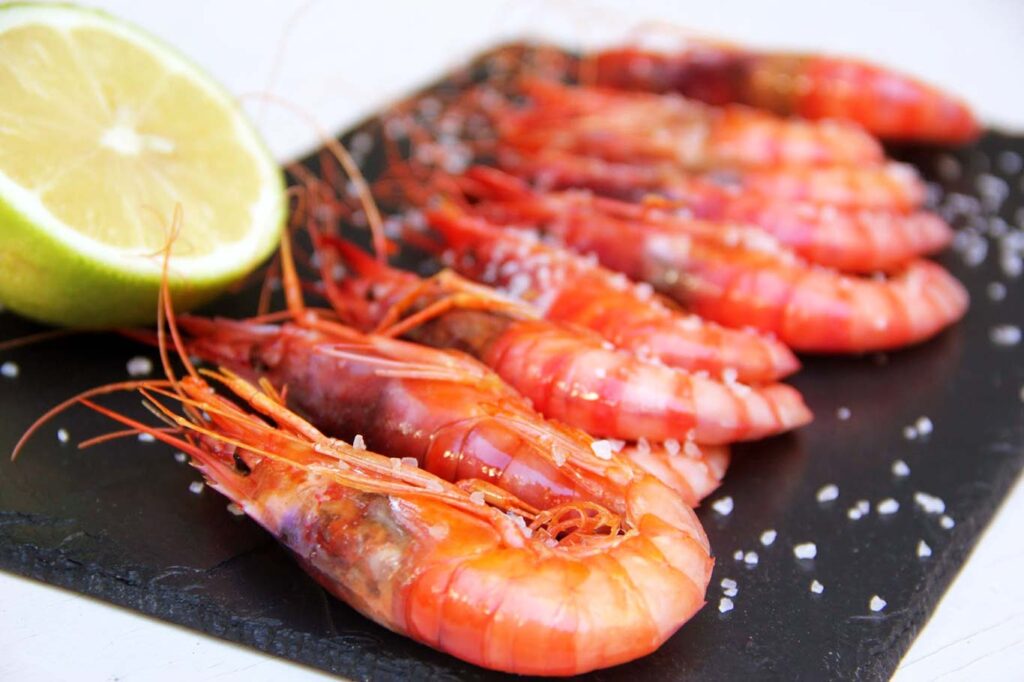Gambas de Garrucha a la plancha