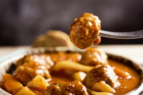 Albóndigas con sepia
