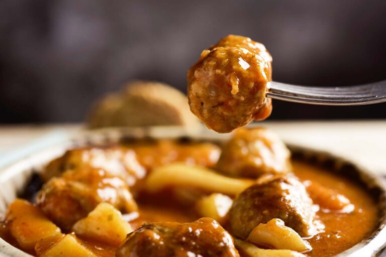 Albóndigas con sepia
