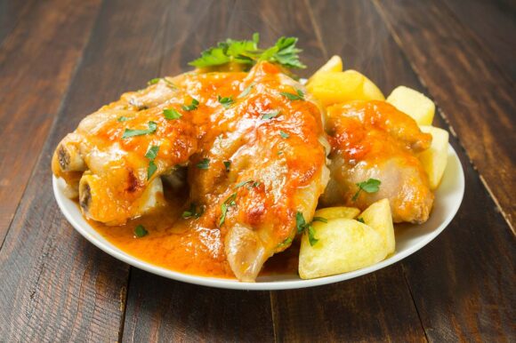 Manitas de cerdo guisadas