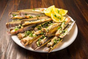 Navajas a la plancha