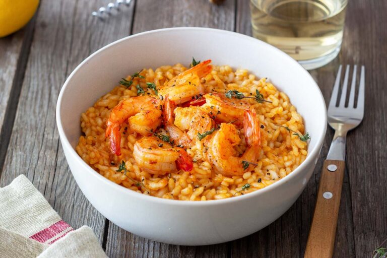Risotto de gambas