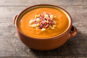 Salmorejo de berenjena
