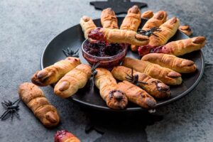 Receta de Dedos de bruja para Halloween