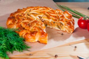 Receta de pastel de pavo y verduras
