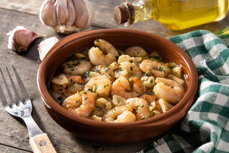 Langostinos al ajillo