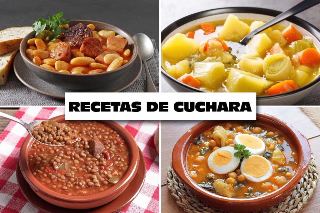 Platos para comer con cuchara